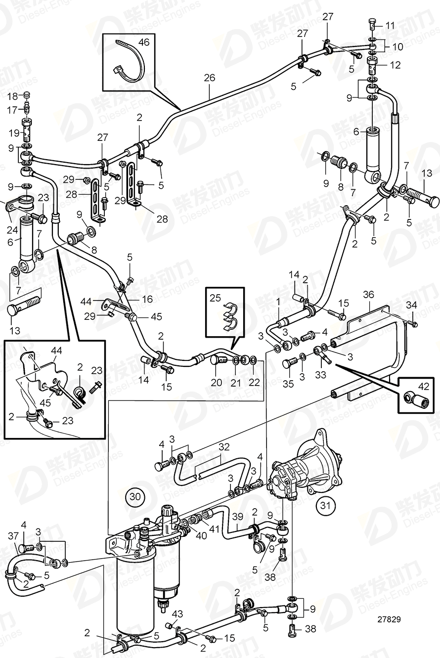 volvo penta Bracket 78490145 Drawing volvo penta Bracket 78490145 Drawing